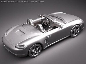 Porsche Boxster S 2010 3D Model