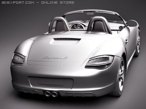 Porsche Boxster S 2010 3D Model