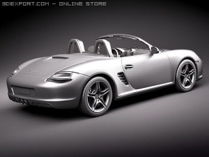 Porsche Boxster S 2010 3D Model