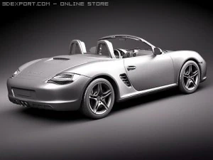 Porsche Boxster S 2010 3D Model