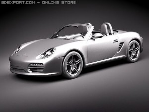 Porsche Boxster S 2010 3D Model