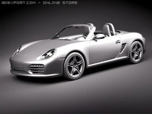Porsche Boxster S 2010 3D Model