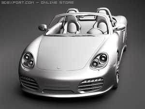 Porsche Boxster S 2010 3D Model