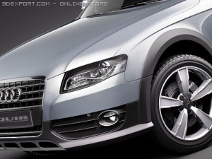 Audi A4 Allroad Quattro 2010 Modèle 3D