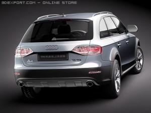 Audi A4 Allroad Quattro 2010 Modèle 3D