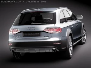 Audi A4 Allroad Quattro 2010 3D Model