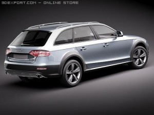 Audi A4 Allroad Quattro 2010 Modèle 3D