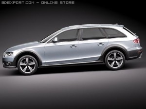 Audi A4 Allroad Quattro 2010 Modèle 3D