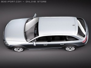 Audi A4 Allroad Quattro 2010 Modèle 3D
