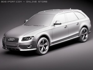 Audi A4 Allroad Quattro 2010 Modèle 3D