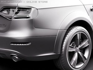 Audi A4 Allroad Quattro 2010 Modèle 3D