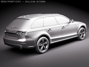 Audi A4 Allroad Quattro 2010 Modèle 3D