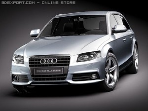 Audi A4 Avant 2010 3Dモデル