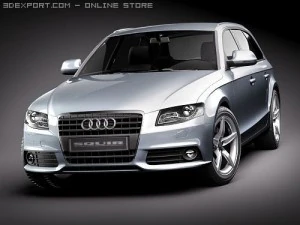 Audi A4 Avant 2010 3D Model