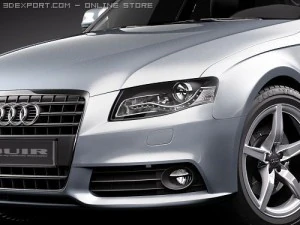 Audi A4 Avant 2010 3D Model