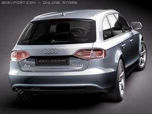 Audi A4 Avant 2010 3Dモデル