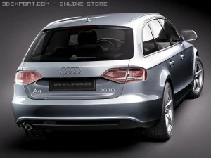 Audi A4 Avant 2010 3D Model