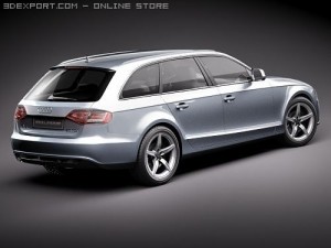 Audi A4 Avant 2010 3Dモデル