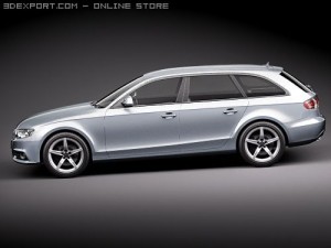 Audi A4 Avant 2010 3Dモデル