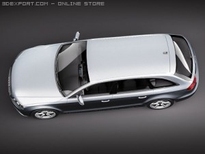 Audi A4 Avant 2010 3Dモデル