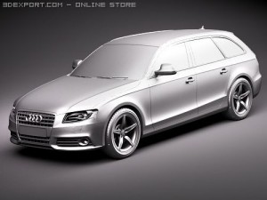 Audi A4 Avant 2010 3Dモデル