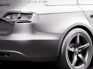 Audi A4 Avant 2010 3Dモデル