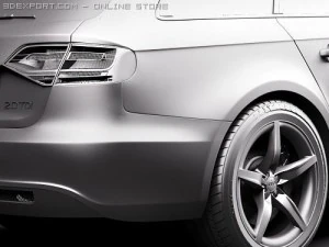Audi A4 Avant 2010 3D Model