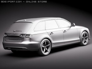 Audi A4 Avant 2010 3Dモデル