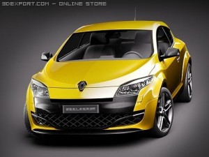 Renault Megane Coupe RS 2010 Model 3D