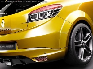 Renault Megane Coupe RS 2010 Model 3D