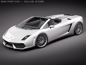 Gallardo LP560-4 Spyder Modelo 3D