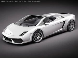 गैलार्डो एलपी560-4 स्पाइडर 3D मॉडल