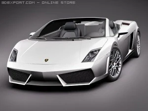 Gallardo LP560-4 Spyder 3D Model