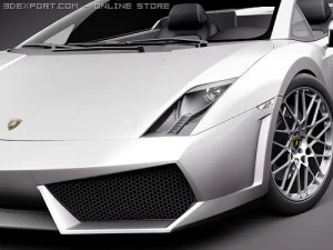 Gallardo LP560-4 Spyder 3D Model