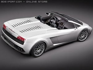 Gallardo LP560-4 Spyder 3D Модель