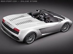 Gallardo LP560-4 Spyder 3D Model