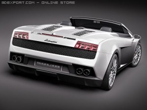 Gallardo LP560-4 Spyder 3D Модель