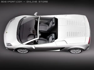 Gallardo LP560-4 Spyder 3D Model