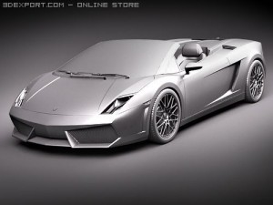 Gallardo LP560-4 Spyder 3D Модель