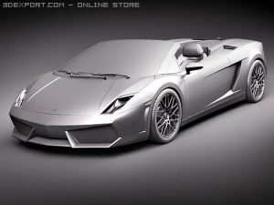 Gallardo LP560-4 Spyder 3D Model