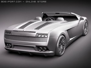 Gallardo LP560-4 Spyder 3D Модель