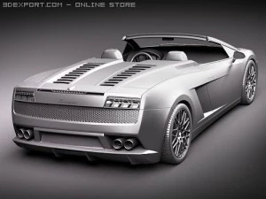 Gallardo LP560-4 Spyder 3D Model