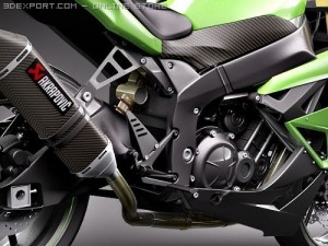 Kawasaki Ninja ZX-6R 2009 3D Model in Motorcycle 3DExport