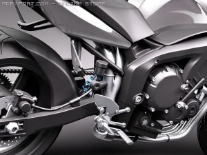 Yamaha FZ-6 Fazer 2008-2009 Motorcycle Model 3D