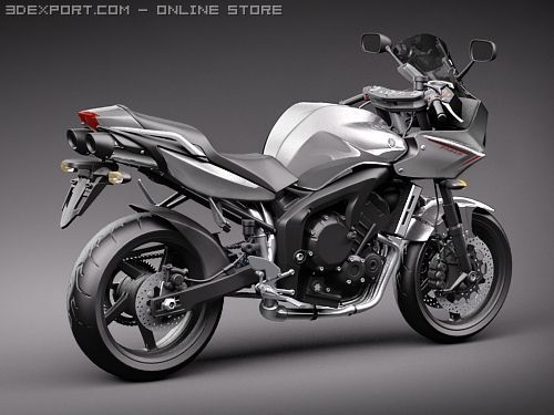 yamaha fz6 fazer 20082009 3D Model in Motorcycle 3DExport