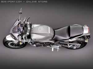 Yamaha FZ-6 Fazer 2008-2009 Motorcycle Model 3D