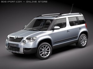 Skoda Yeti 2010 3D Model