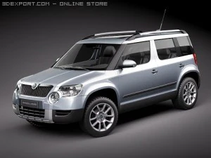 स्कोडा यति 2010 3D मॉडल