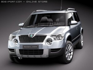 Skoda Yeti 2010 Model 3D
