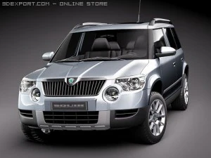 Skoda Yeti 2010 3D Model